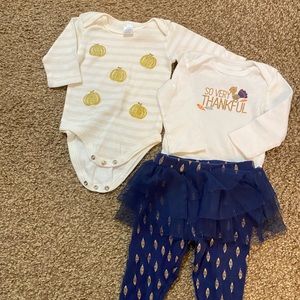 Baby Thanksgiving outfit